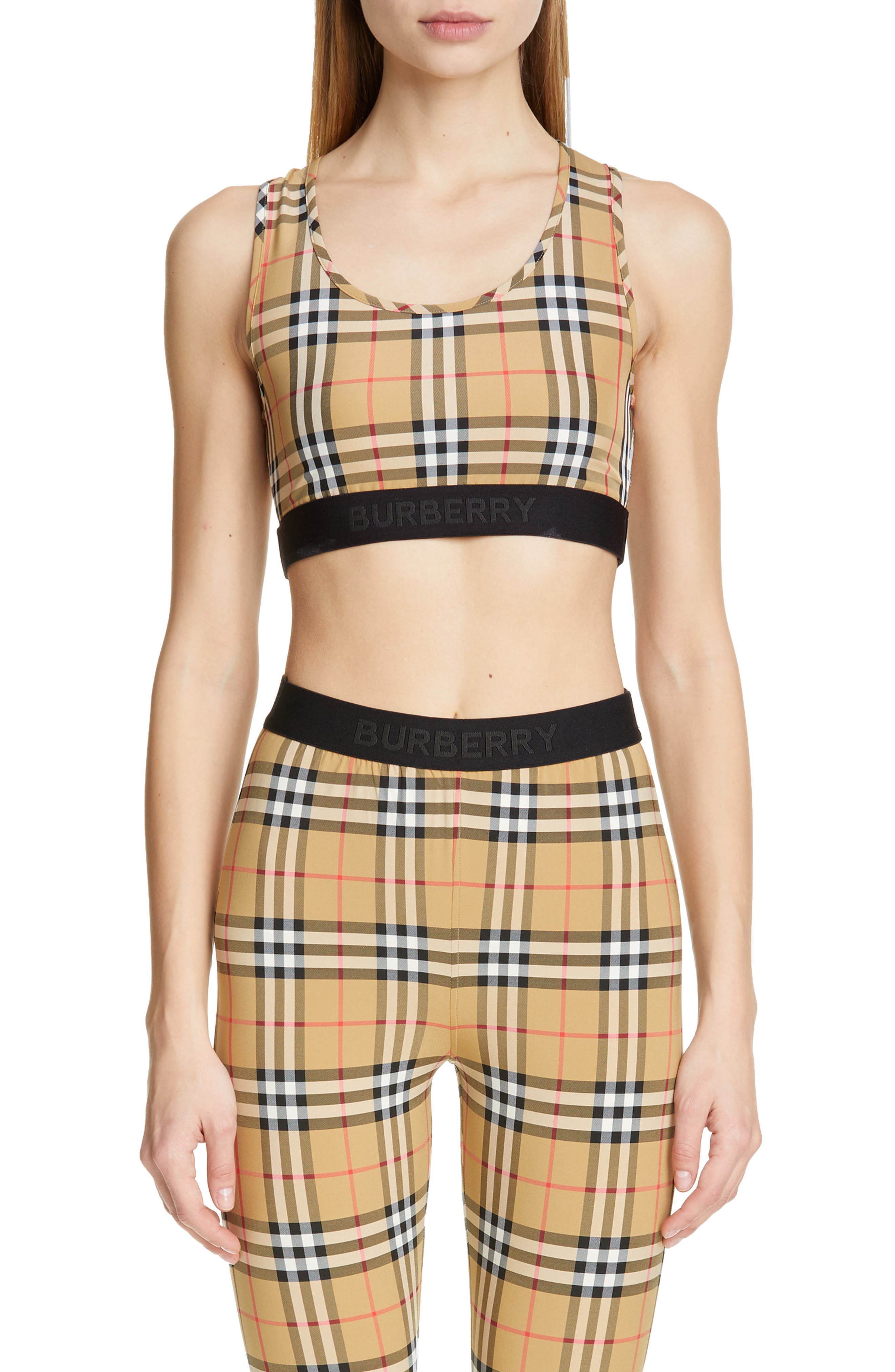 burberry style crop top