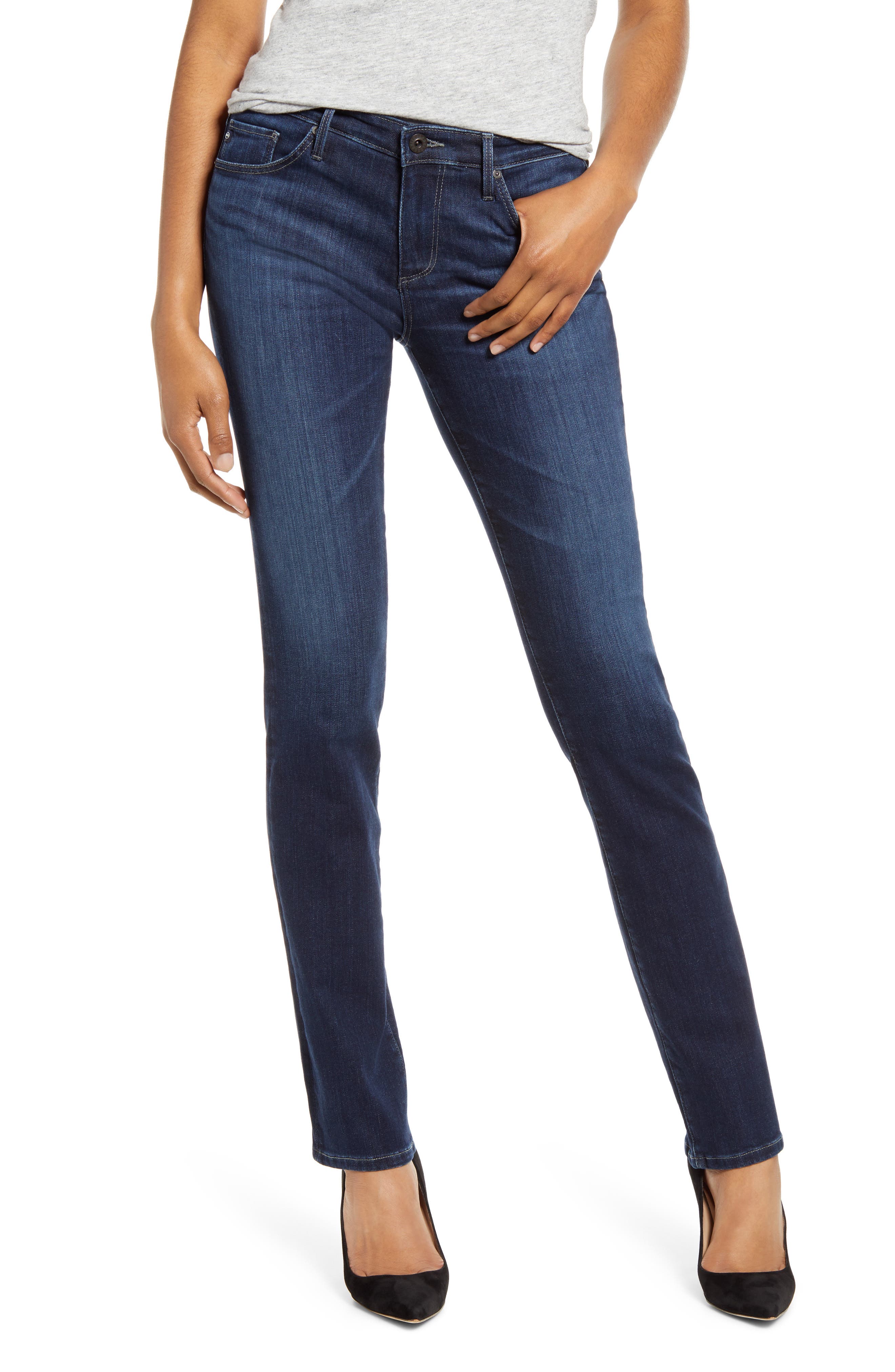 ag straight leg jeans womens