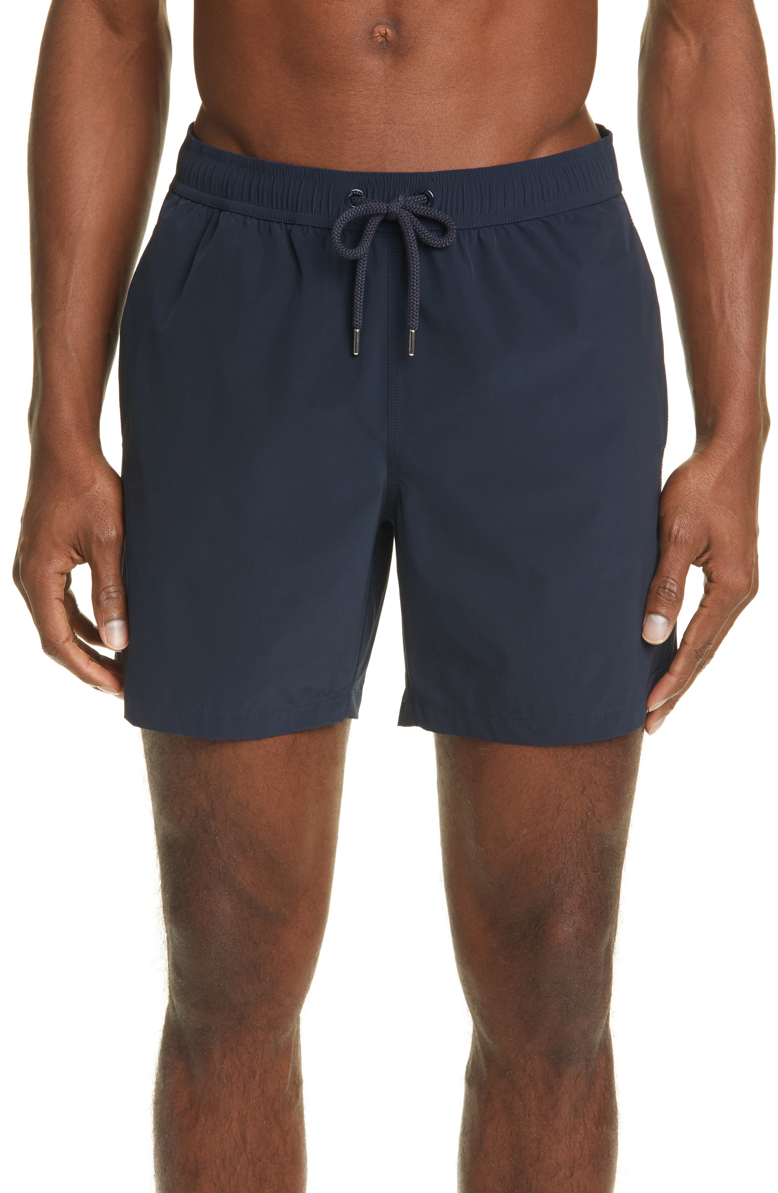 mens black moncler shorts