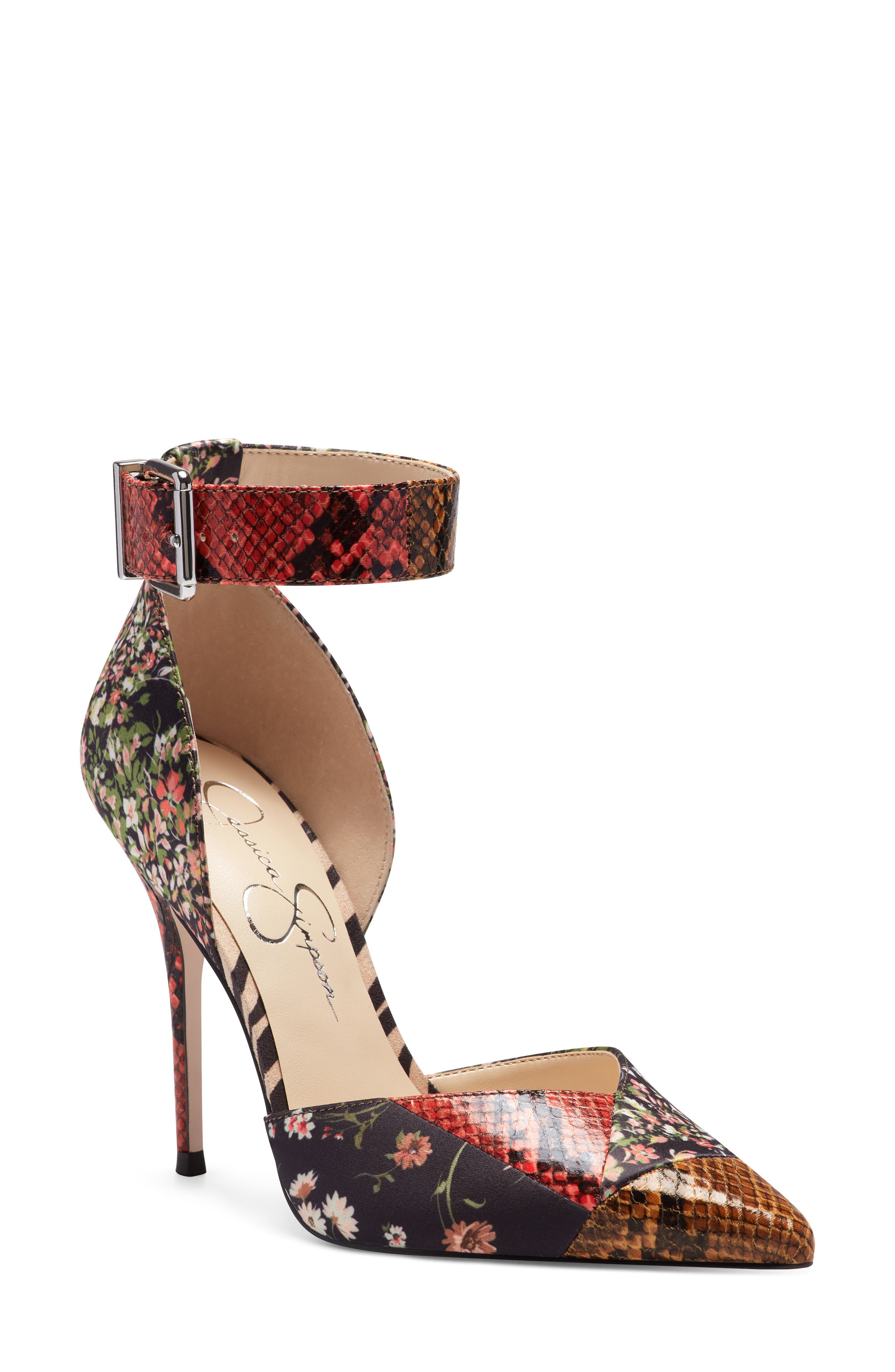 jessica simpson red high heels