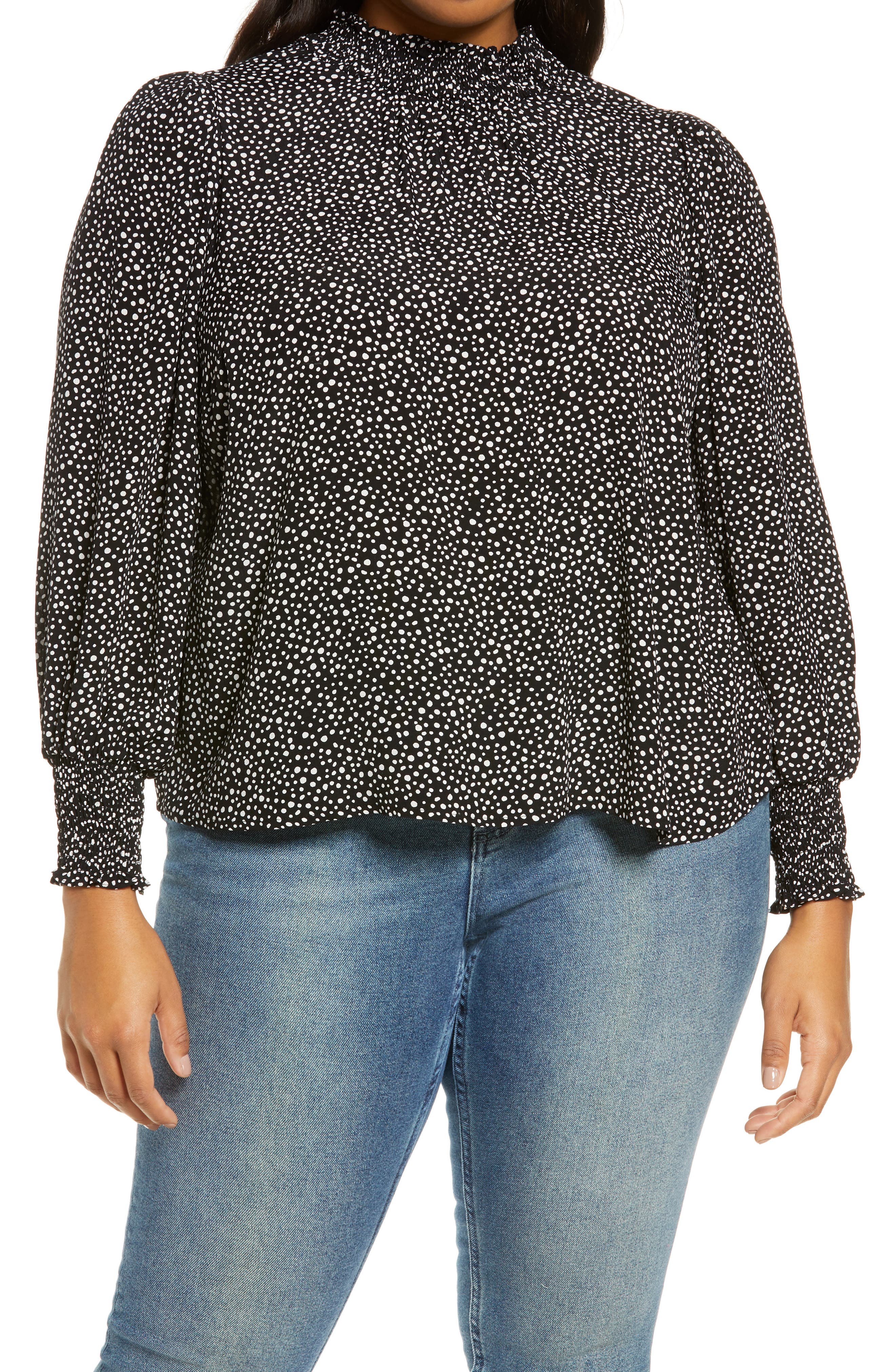 plus size high neck top
