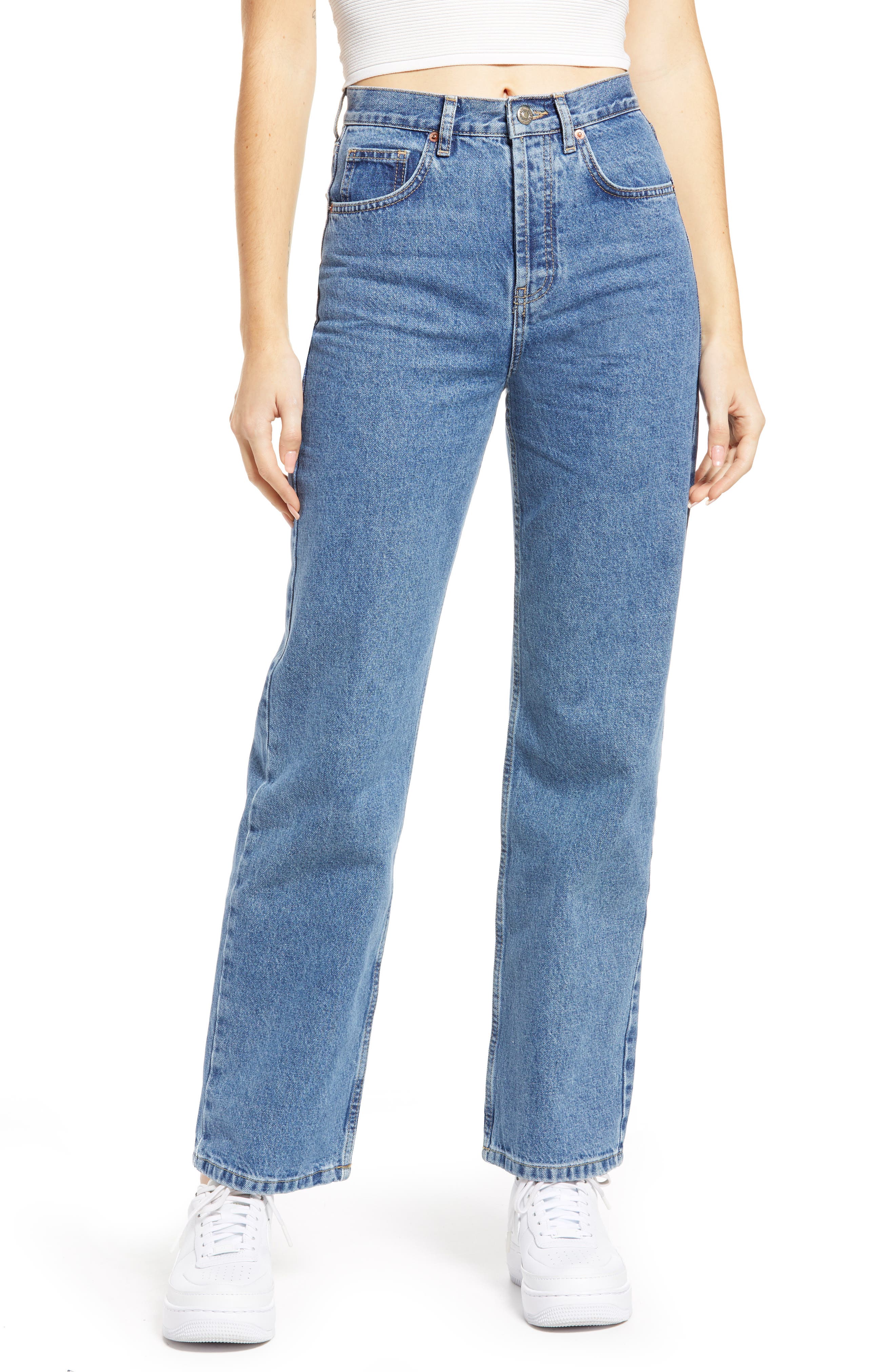 women's jeans 100 cotton straight leg
