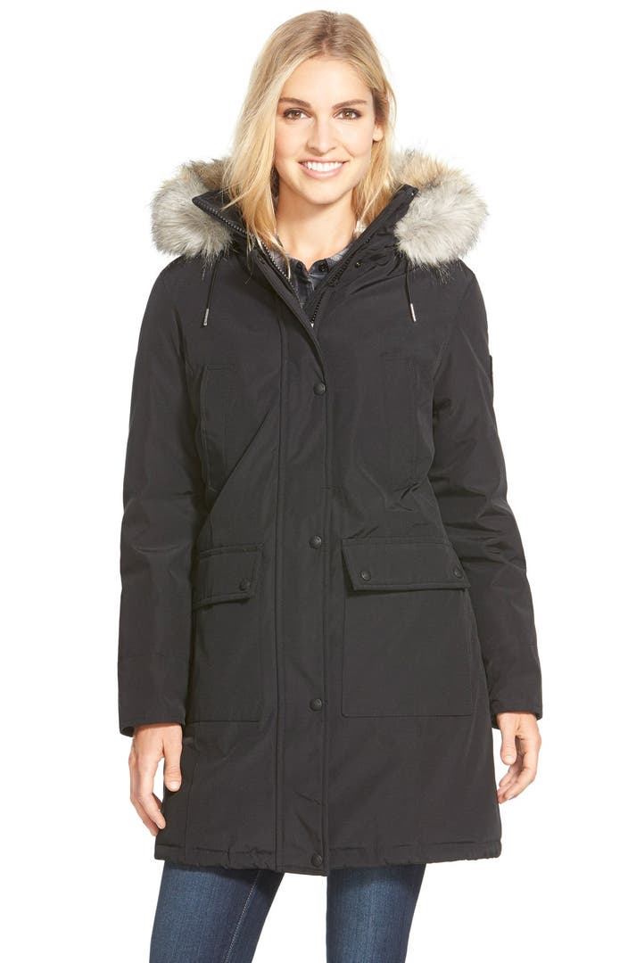 Calvin Klein 'Expedition' Parka with Faux Fur Trim | Nordstrom