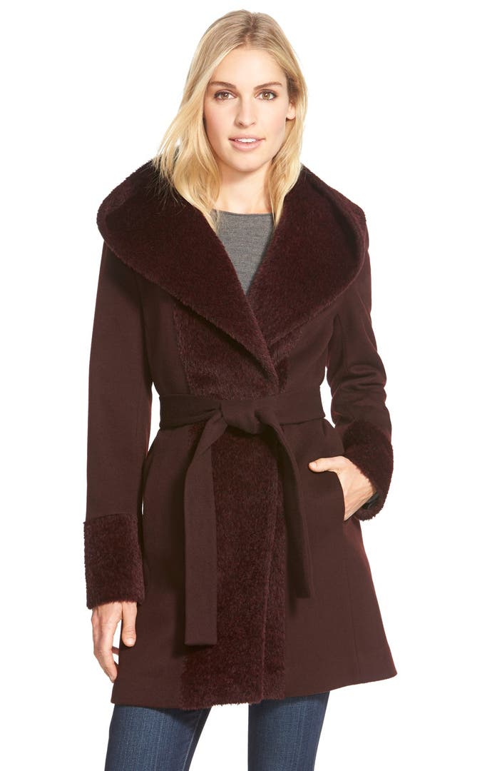 Trina Turk 'Jane' Wool Blend Wrap Coat | Nordstrom