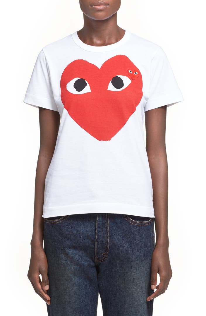 Comme des Garçons PLAY Graphic Cotton Tee | Nordstrom