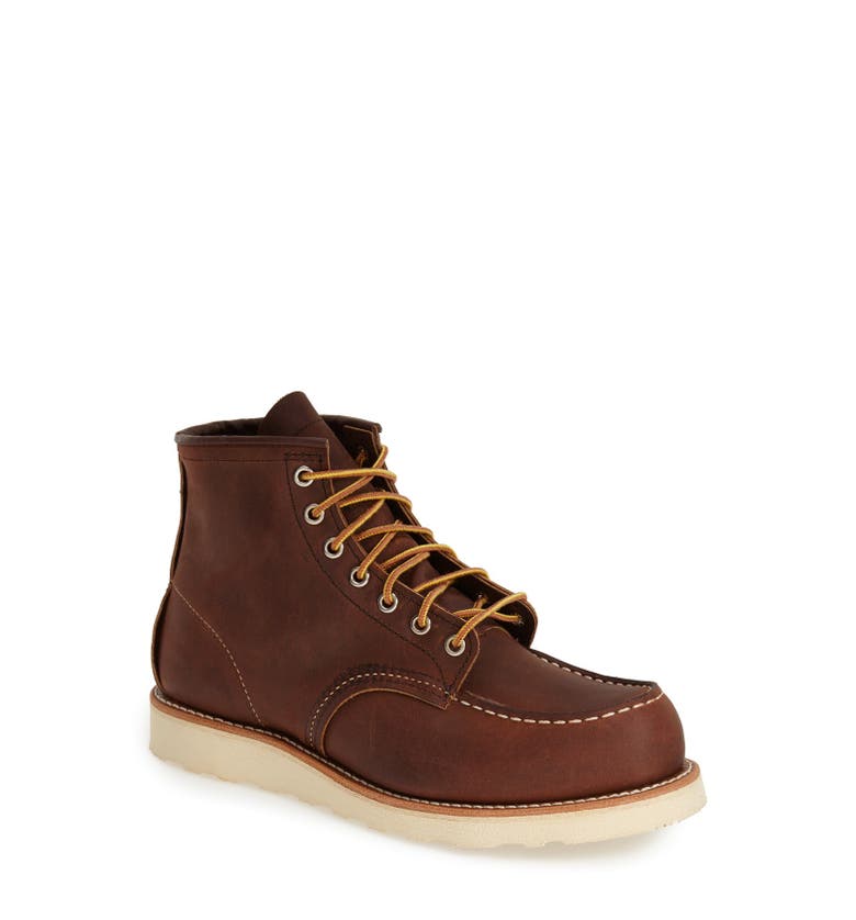 Red Wing 6 Inch Moc Toe Boot (Nordstrom Exclusive) (Men) | Nordstrom