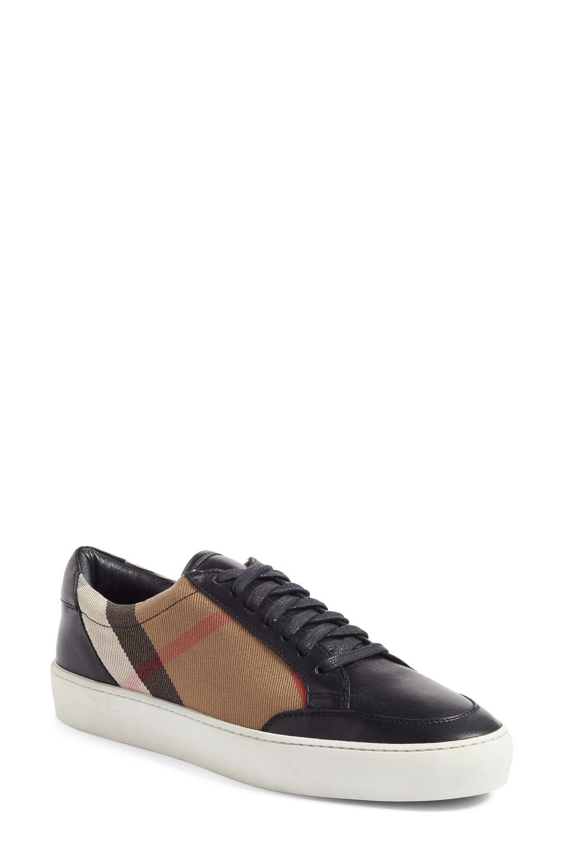 burberry sneakers womens black