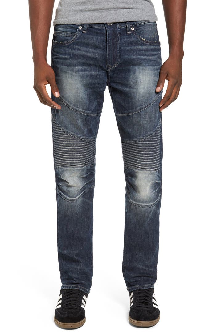 True Religion Brand Jeans Geno Slim Fit Moto Jeans (Urban Dweller ...