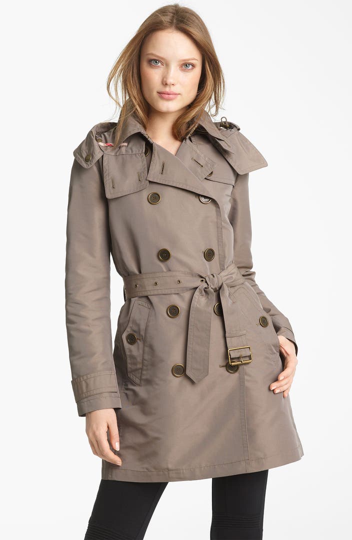 Burberry Brit Double Breasted Trench Coat | Nordstrom