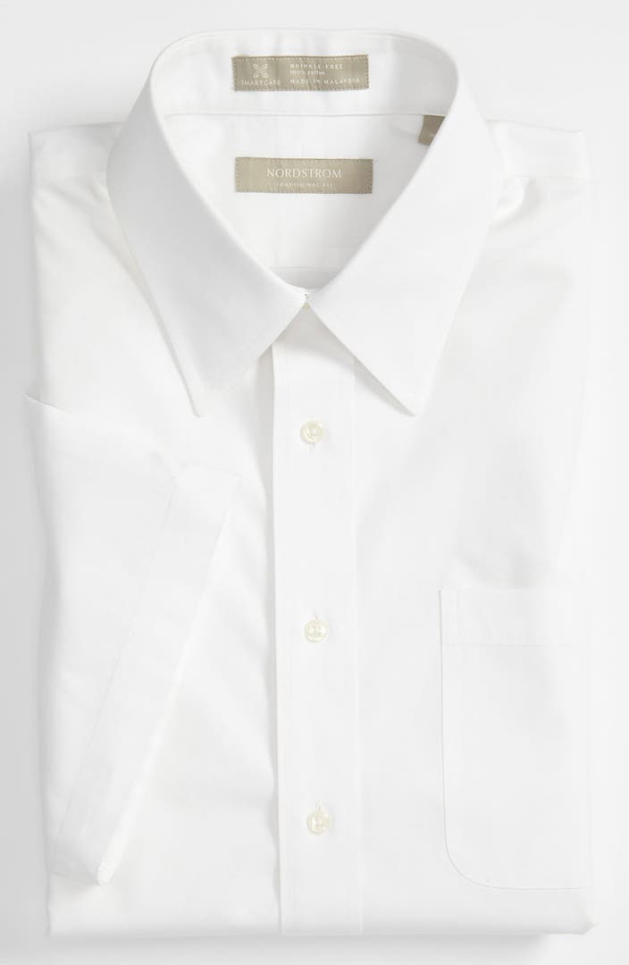 Nordstrom Smartcare™ Traditional Fit Short Sleeve Dress Shirt | Nordstrom