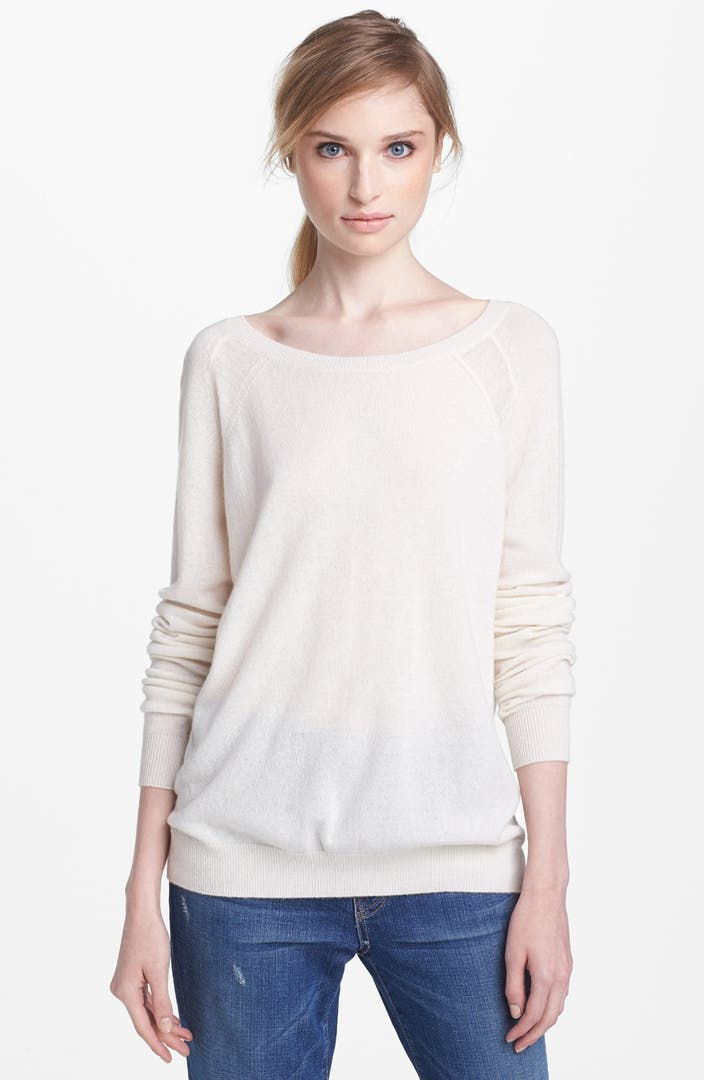 Vince Sheer Panel Raglan Cashmere Sweater | Nordstrom