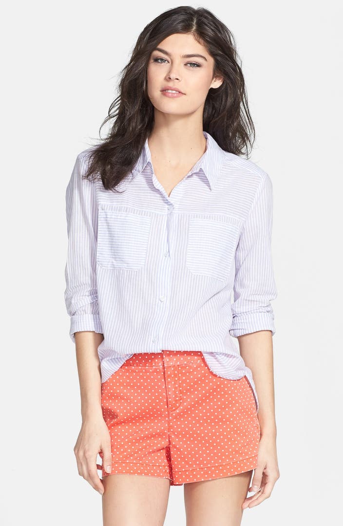 Ace Delivery Stripe Long Sleeve Woven Shirt | Nordstrom