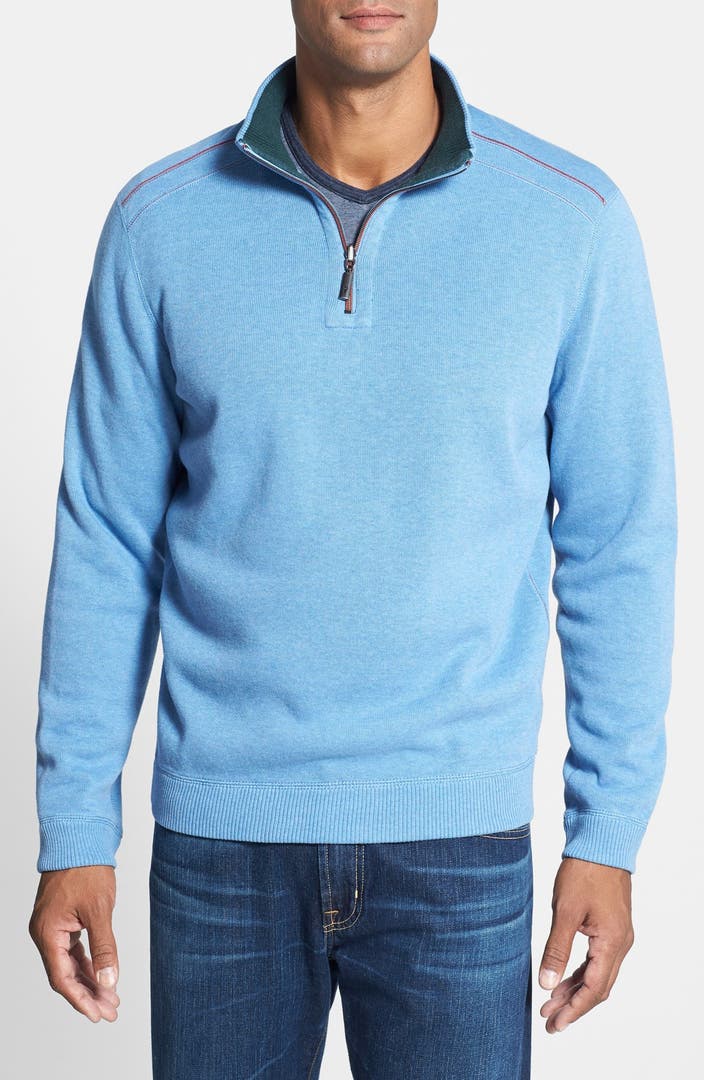 Tommy Bahama 'Flip Side Pro' Reversible Half Zip Sweater | Nordstrom