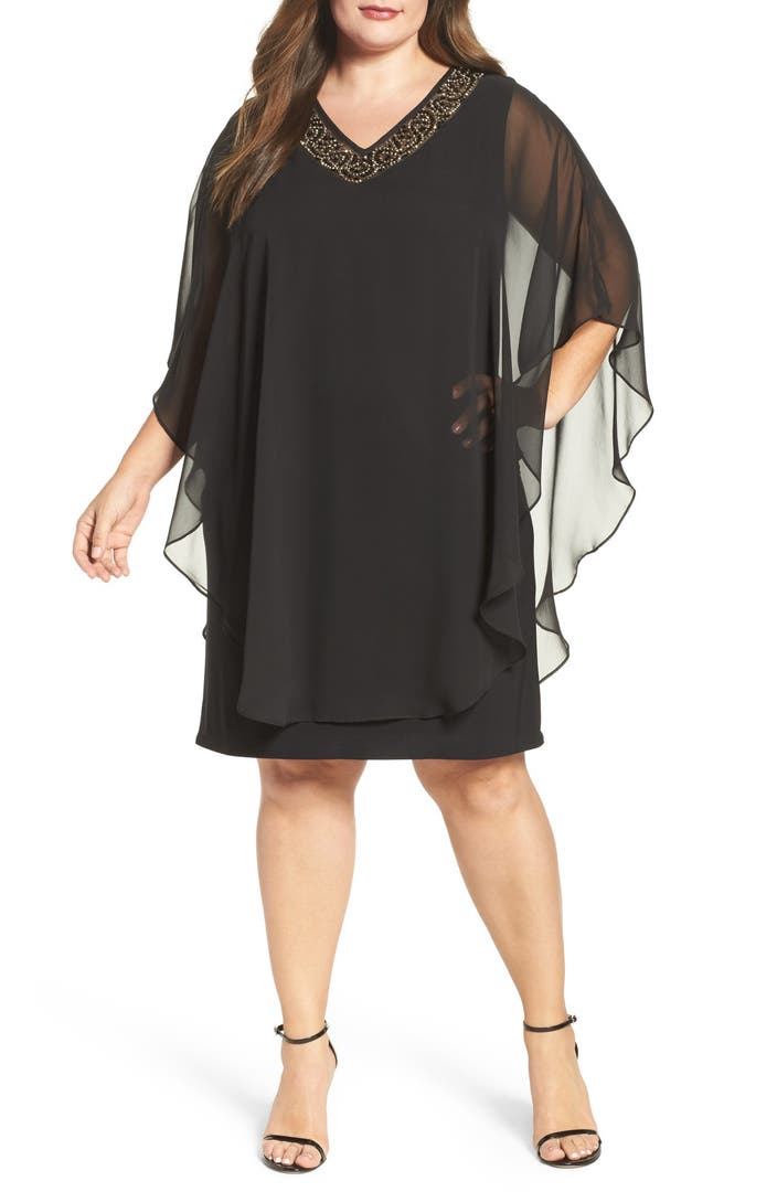 Xscape Beaded Sheath Dress (Plus Size) | Nordstrom