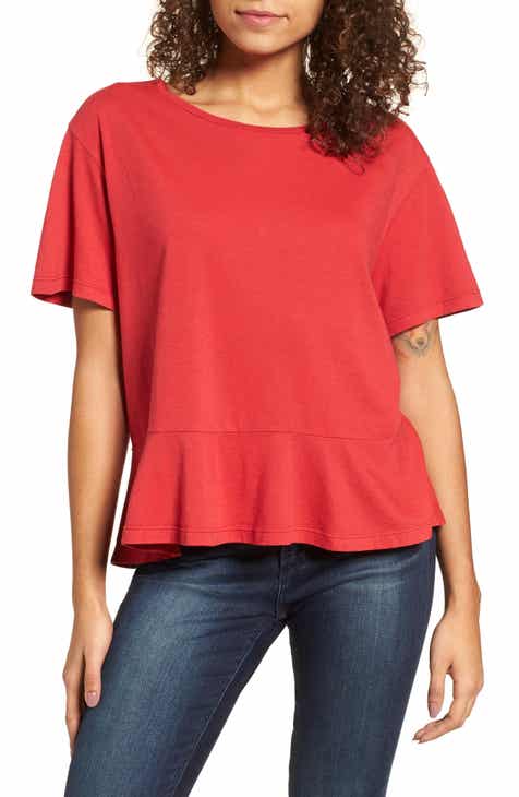 Women's Red Tops, Blouses & Tees | Nordstrom