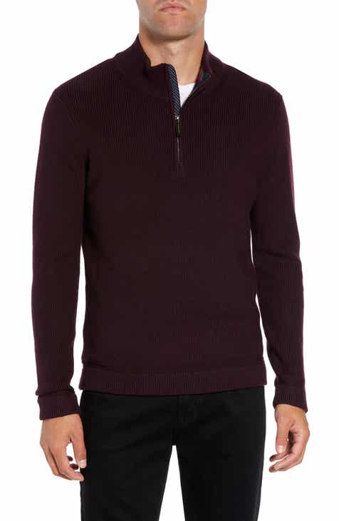 Men's Purple Half-Zip Pullovers & Zip-Up Sweaters & Fleece | Nordstrom
