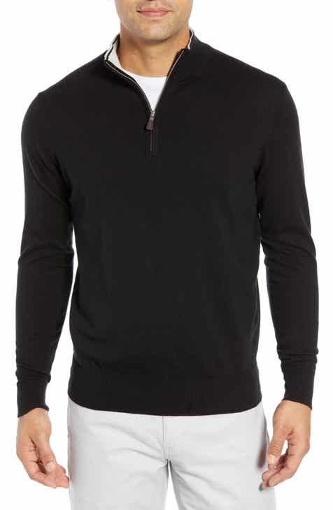 Men's Peter Millar Half-Zip Pullovers & Zip-Up Sweaters & Fleece ...