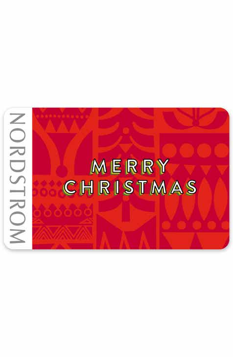 Nordstrom Merry Christmas Gift Card