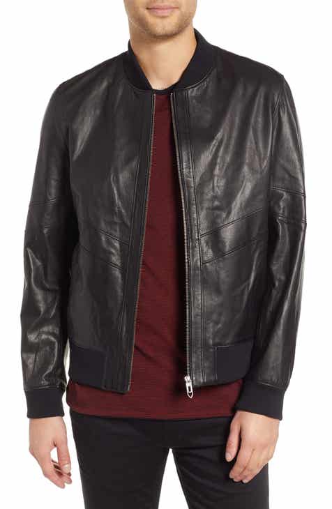 Men S Leather Genuine Coats And Jackets Nordstrom