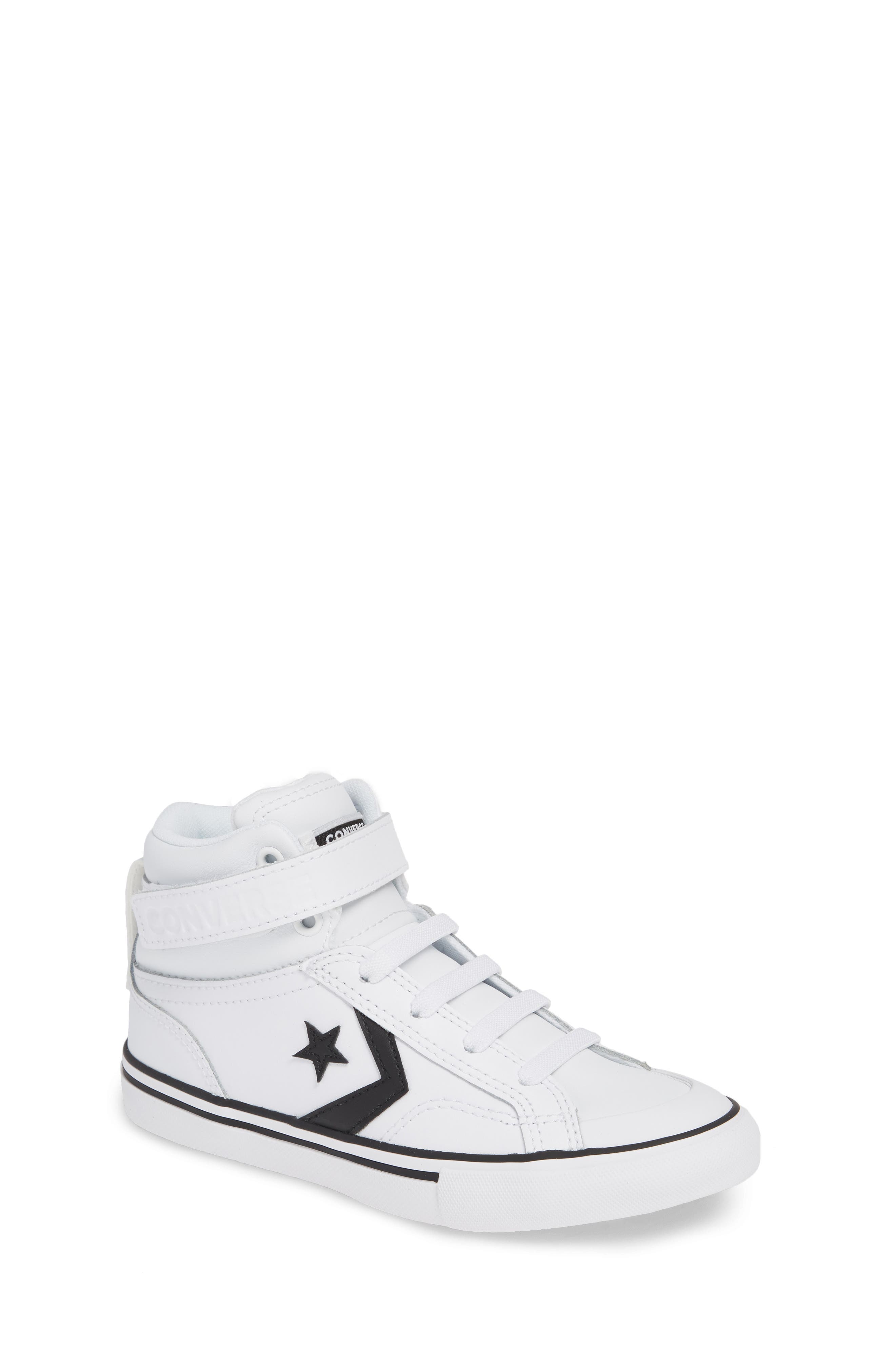 white converse youth size 4