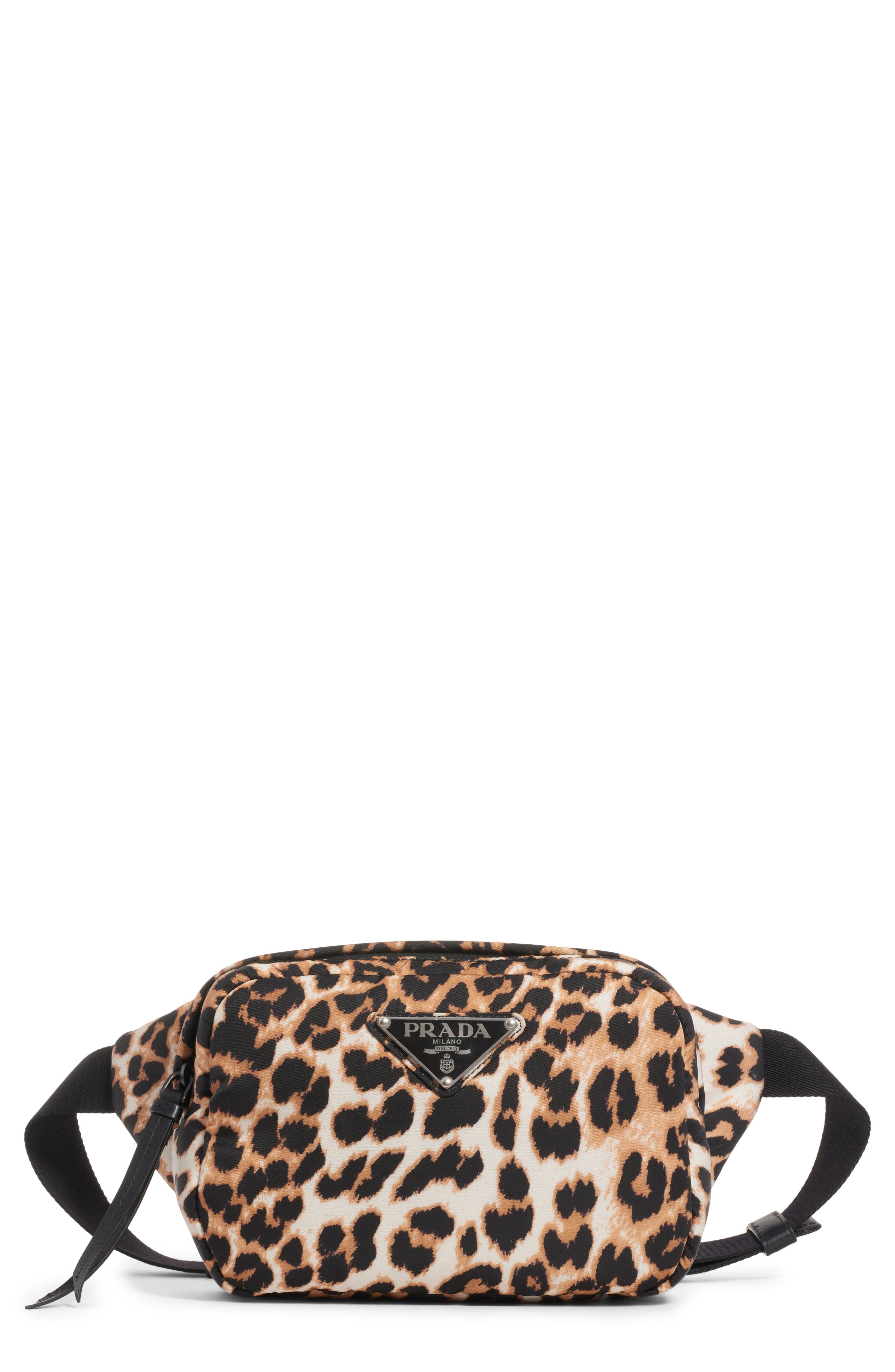 leopard print prada bag