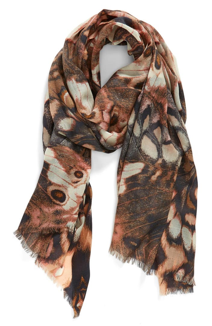 Nordstrom 'Papillon Luxe' Challis Scarf | Nordstrom