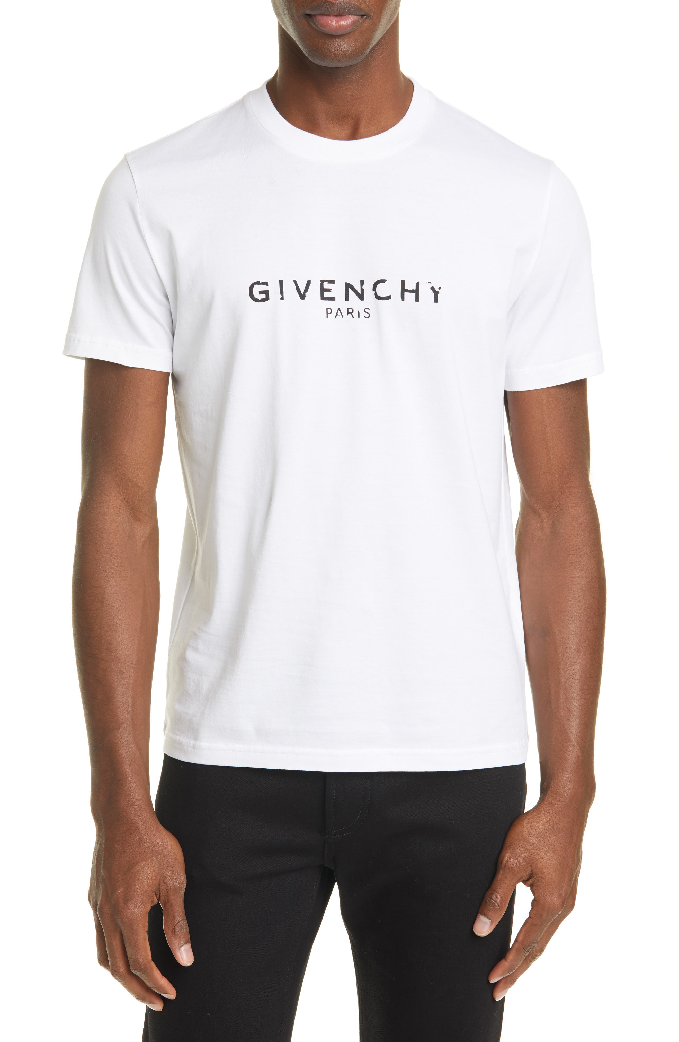mens givenchy t shirt white