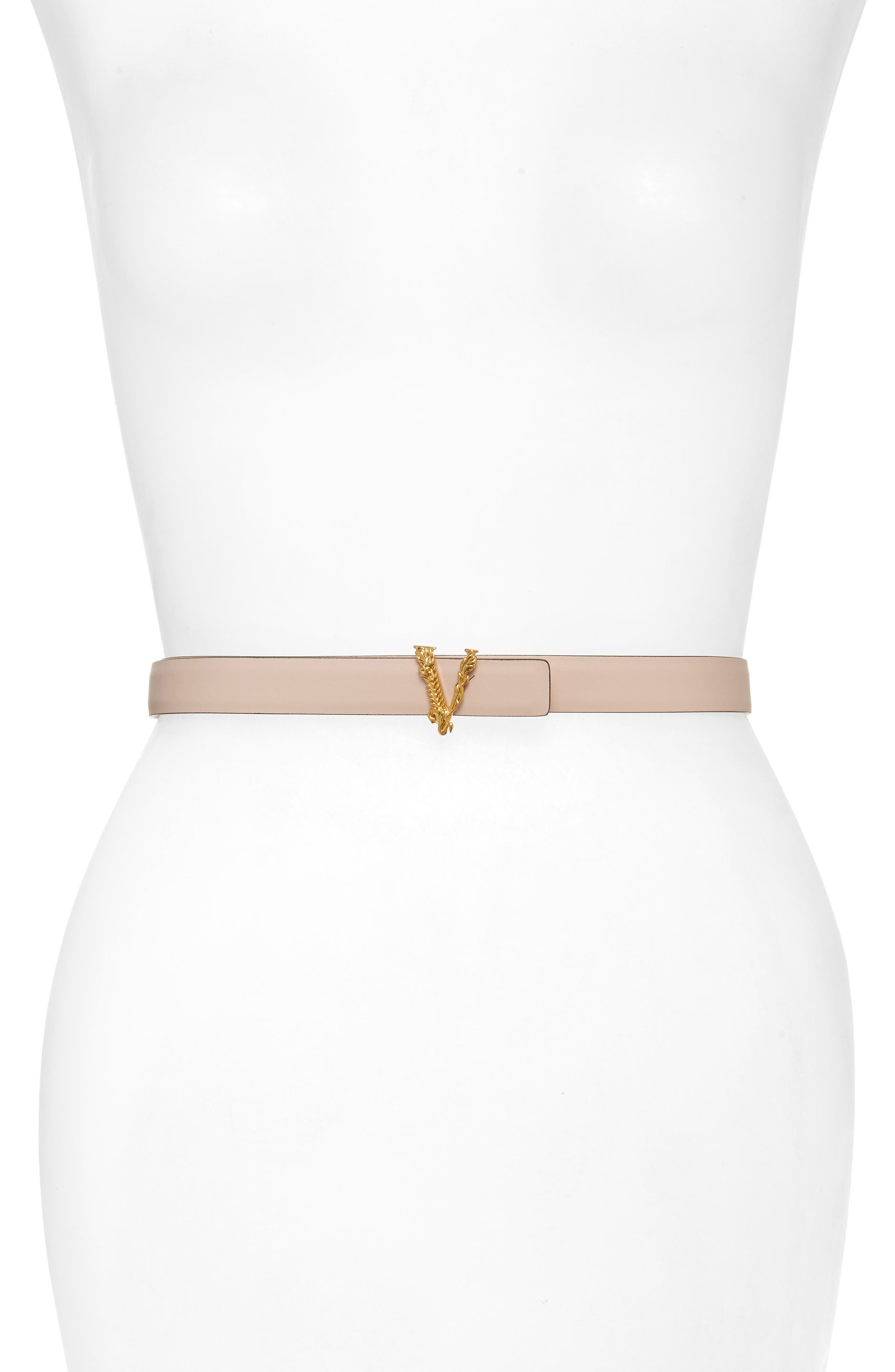 all white designer belts