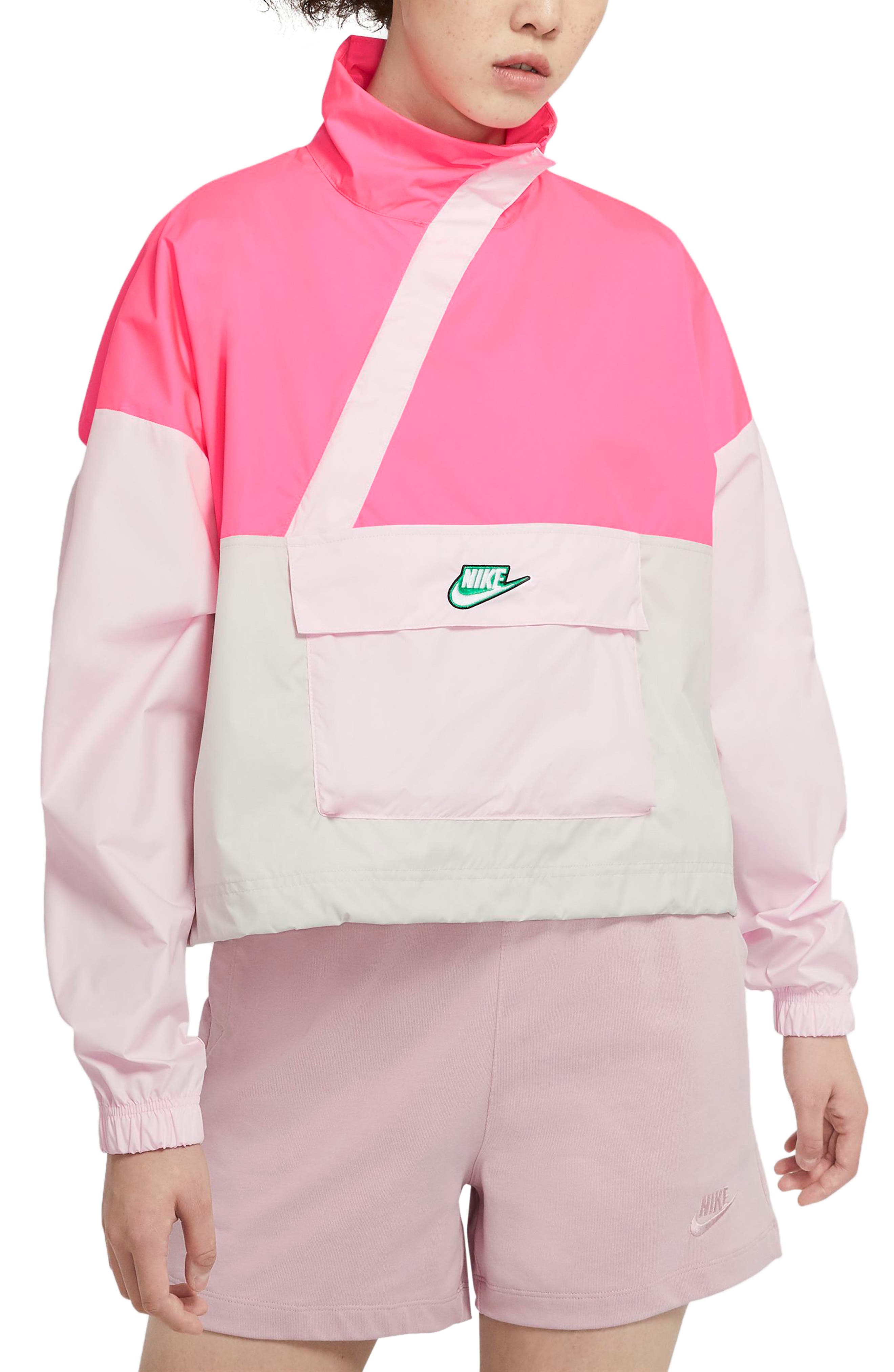 pastel pink nike hoodie