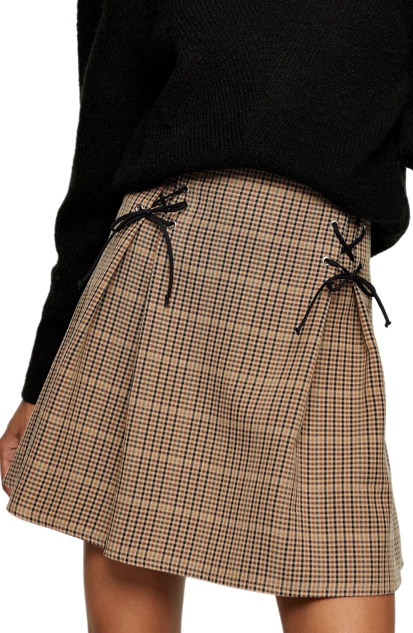 green plaid skirt 5x7