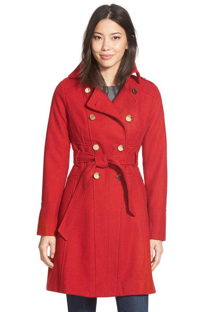 GUESS Wool Blend Trench Coat | Nordstrom