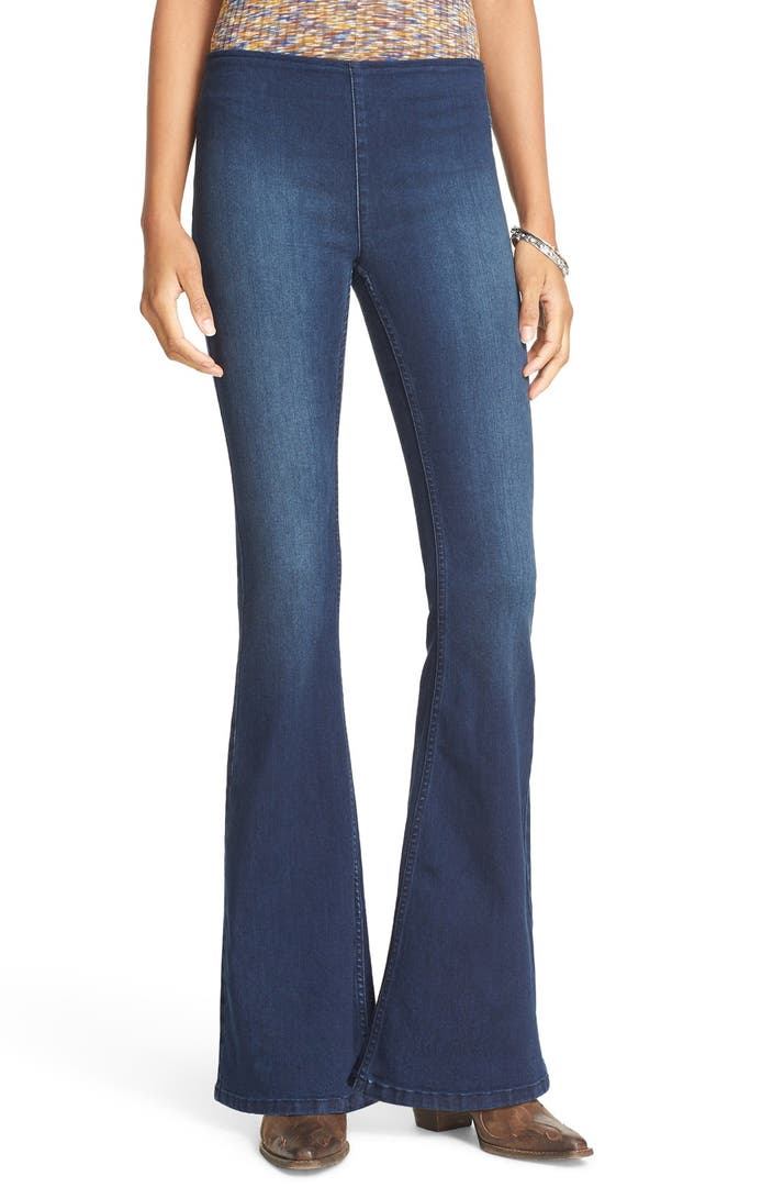 Free People 'Penny' Pull-On Flare Jeans | Nordstrom
