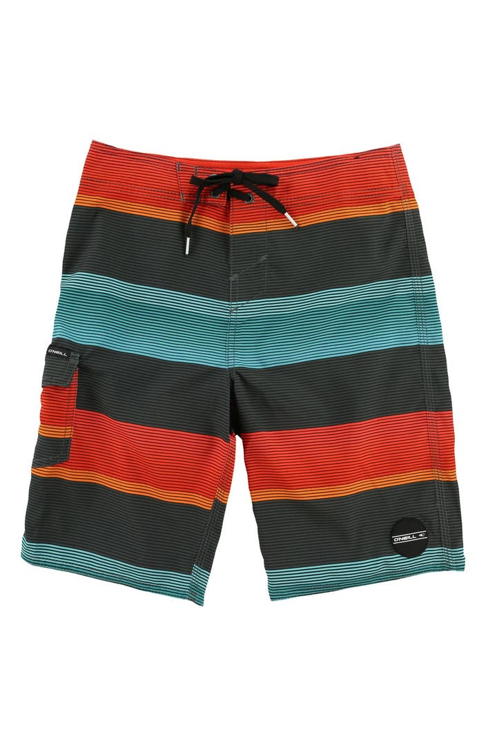 O'Neill 'Santa Cruz' Stripe Board Shorts (Big Boys) | Nordstrom