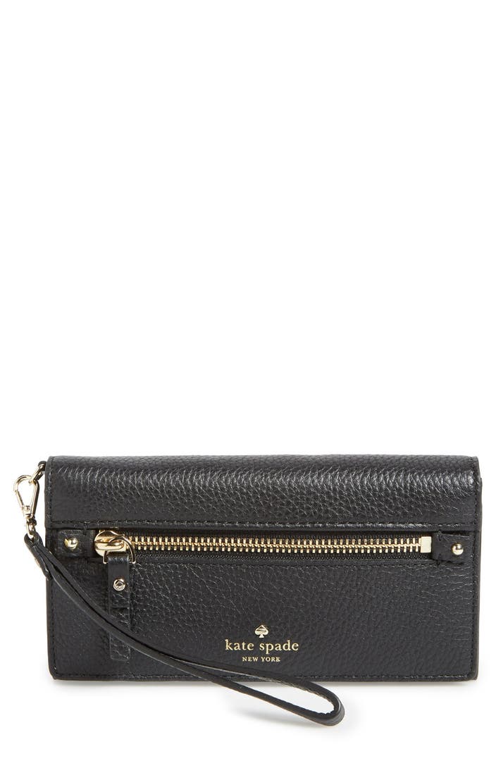 kate spade new york 'cobble hill - rae' leather wristlet wallet | Nordstrom