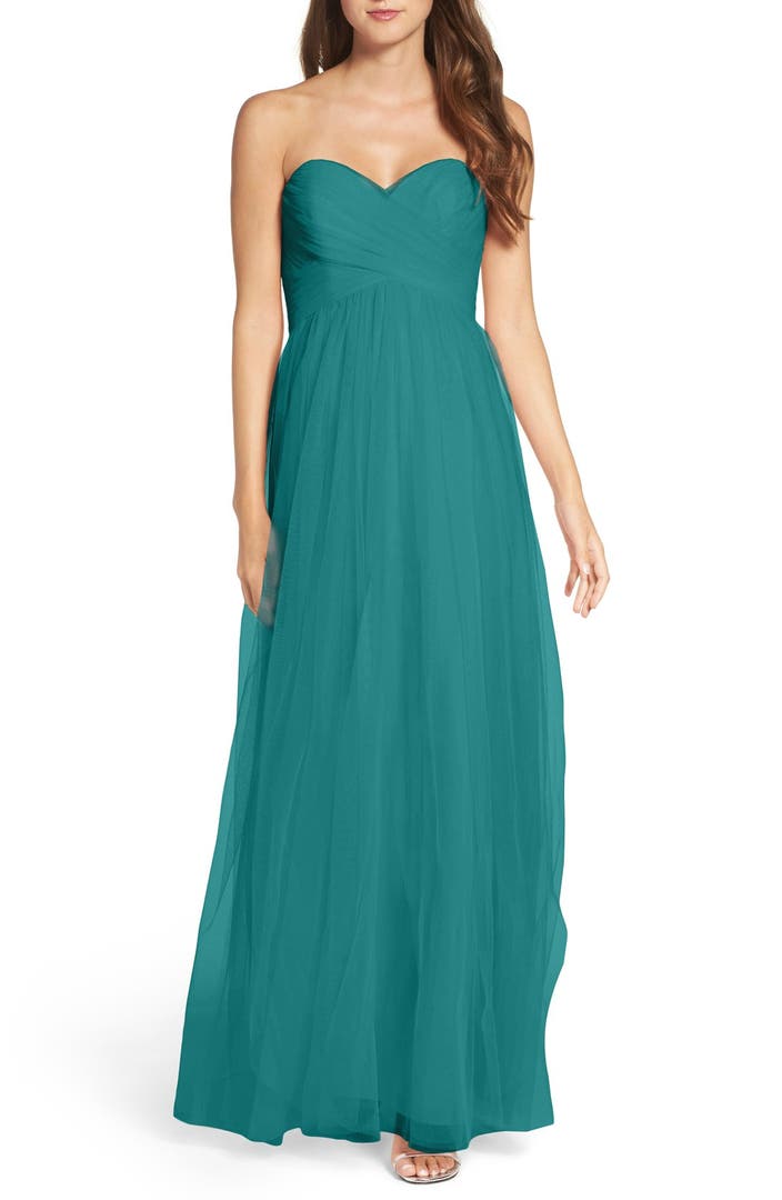 WTOO Convertible Strap Tulle Gown | Nordstrom