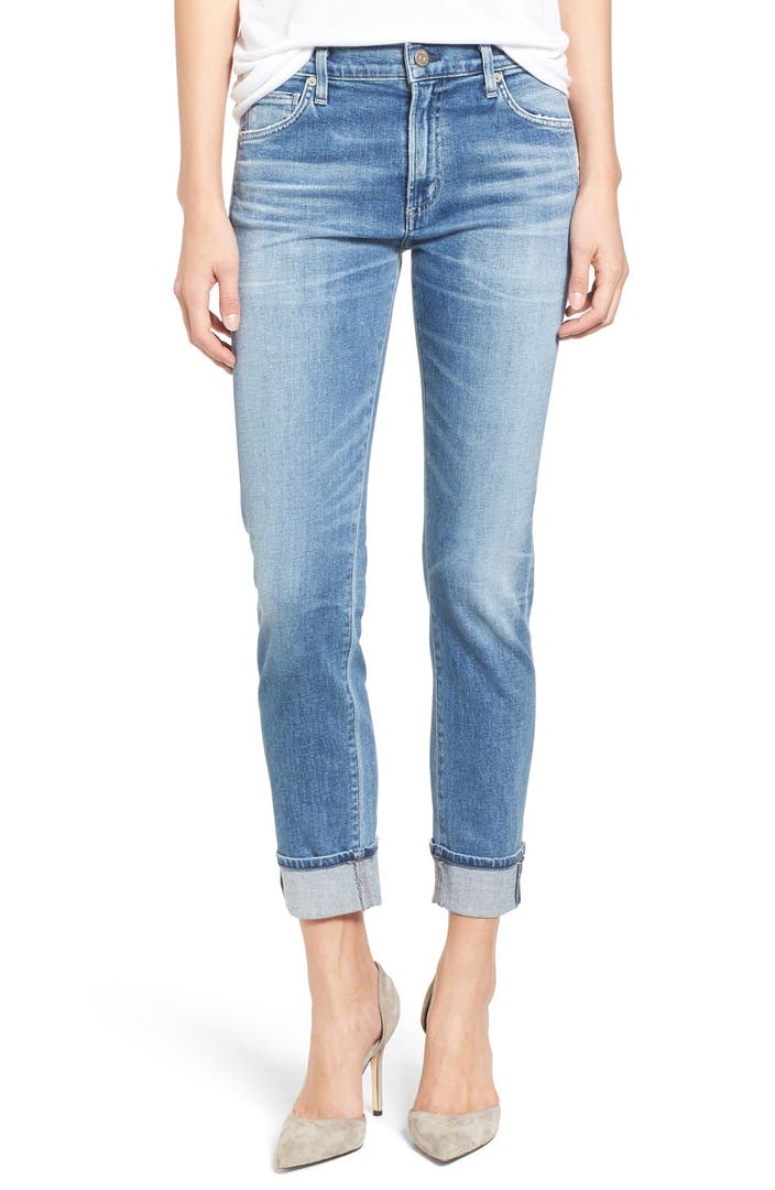 Citizens of Humanity Jazmin Crop Straight Leg Jeans (Pacifica) | Nordstrom