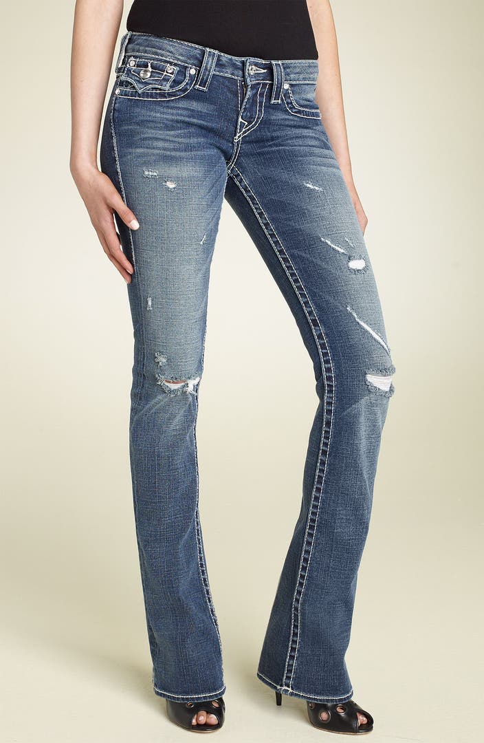 True Religion Brand Jeans 'Becky Disco Big T' Bootcut Stretch Jeans ...