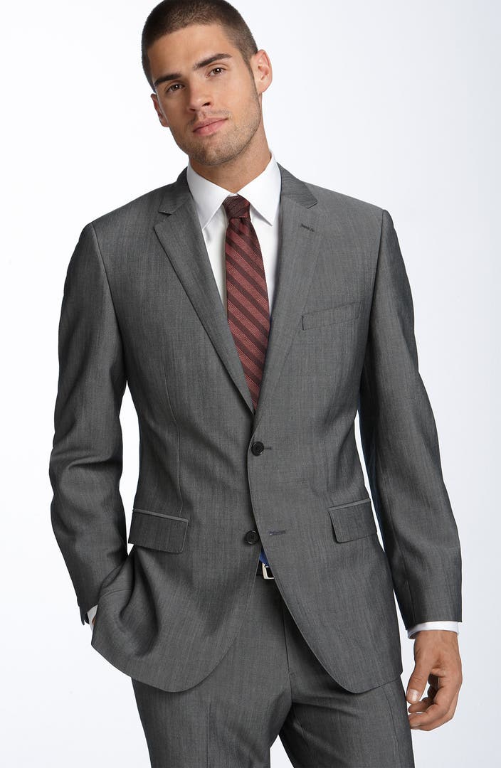 Calibrate Grey Wool & Mohair Suit | Nordstrom