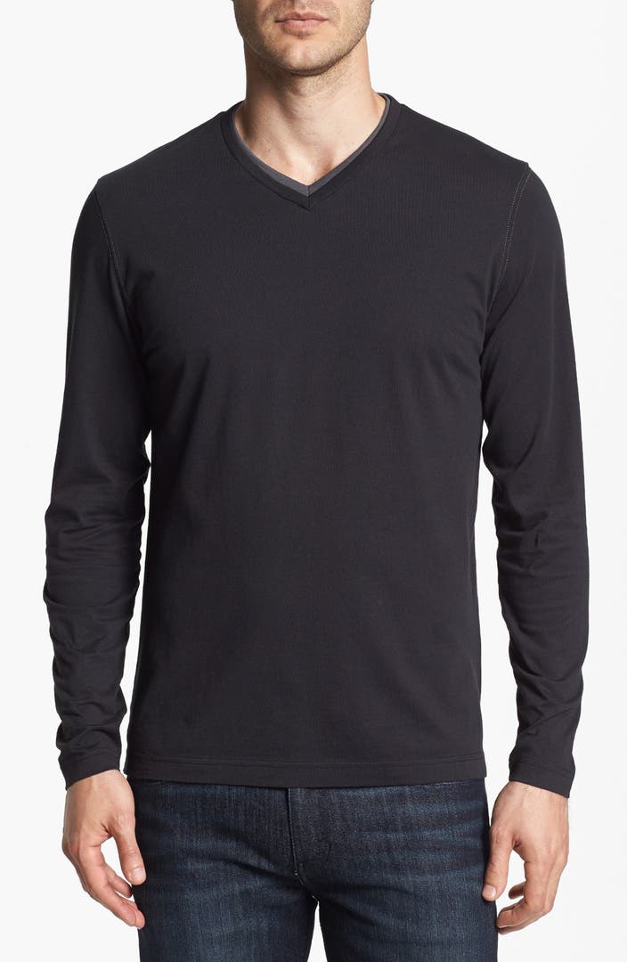 Robert Barakett 'Adam' V-Neck Long Sleeve T-Shirt | Nordstrom