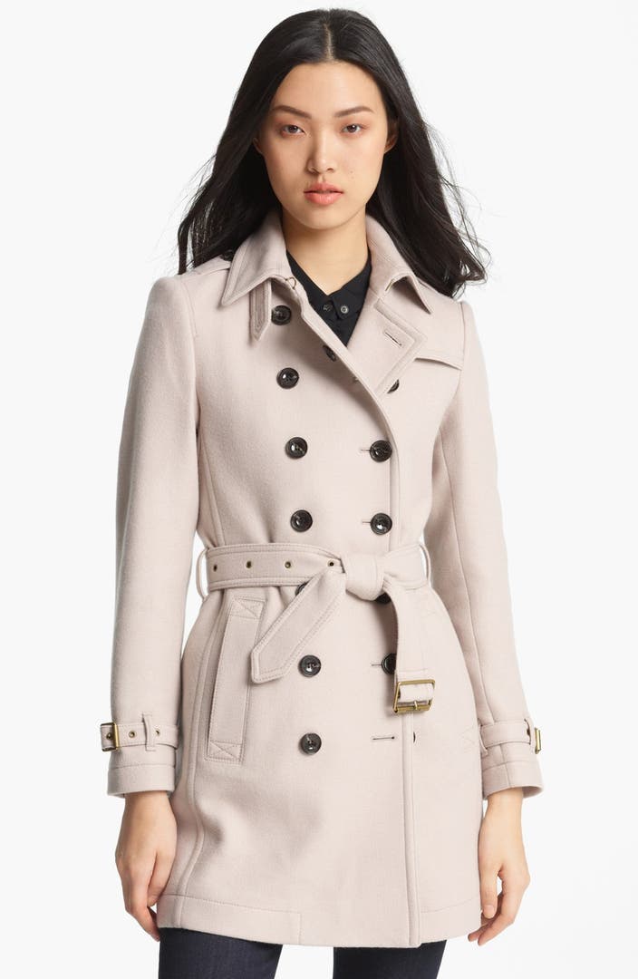 Burberry Brit 'Crombrook' Wool Blend Trench Coat | Nordstrom