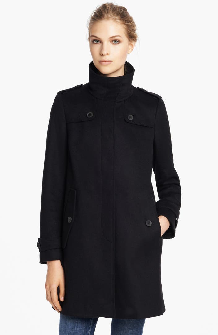 Burberry London Wool & Cashmere Caban Coat | Nordstrom