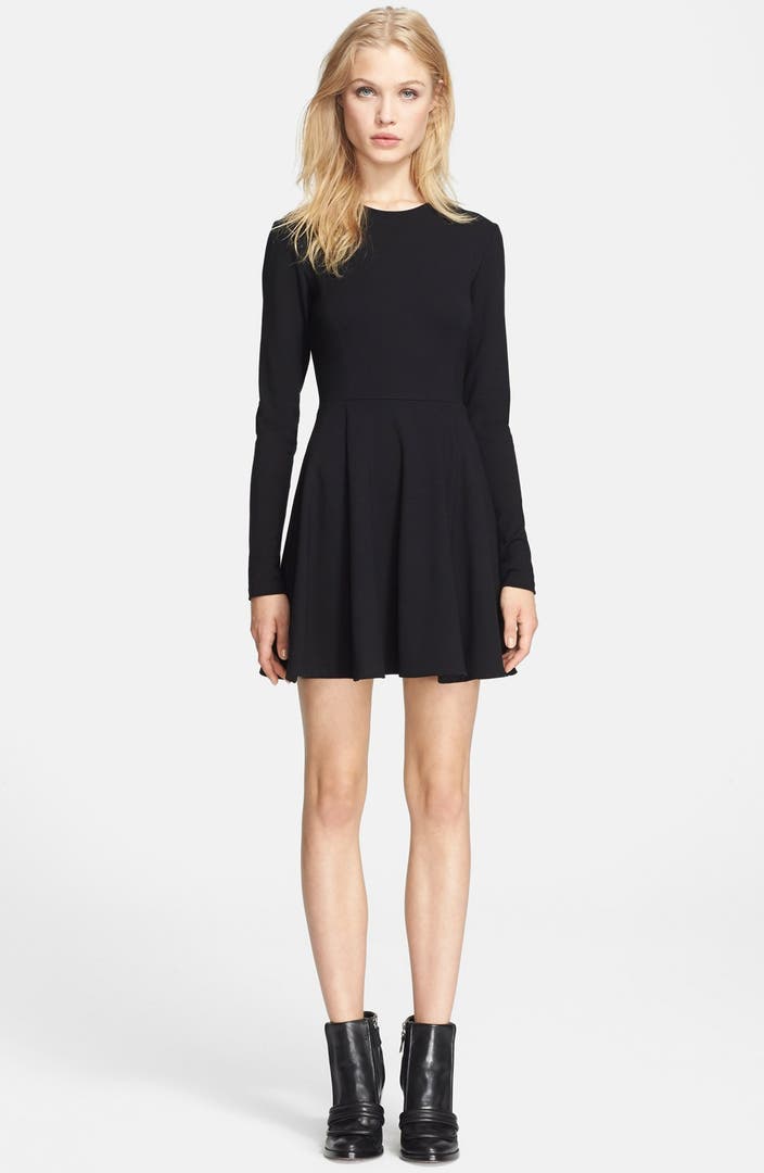 Theory 'Tillora' Long Sleeve Fit & Flare Dress | Nordstrom