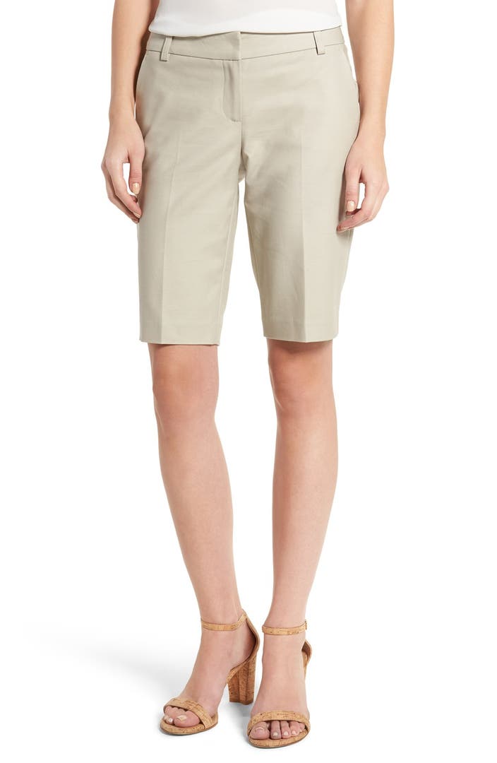 Halogen® Stretch Bermuda Shorts (Regular & Petite) | Nordstrom