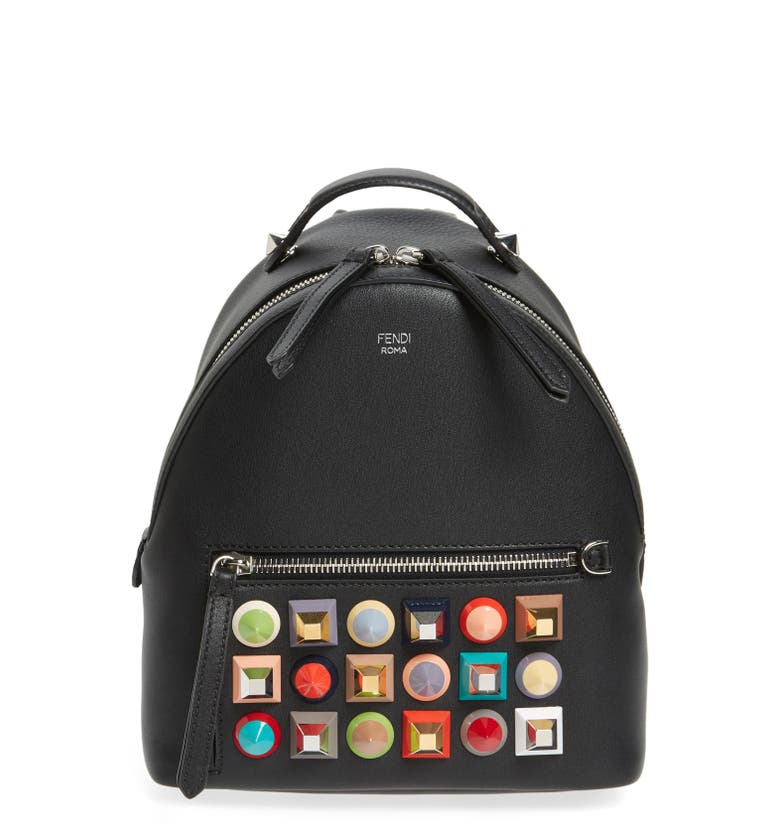 Fendi Mini Multi Studs Leather Backpack | Nordstrom