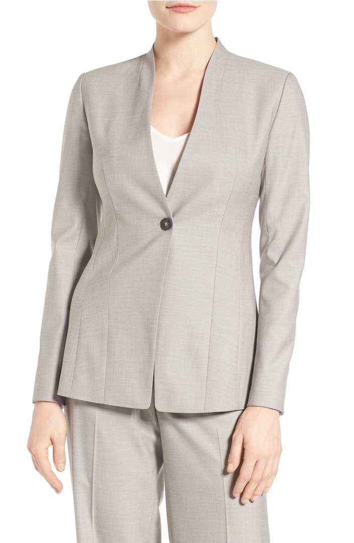 Emerson Rose Sabrina One-Button Suit Jacket | Nordstrom