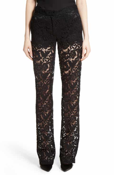 Lace Pants for Women: White, Black, Wool, Twill & More | Nordstrom