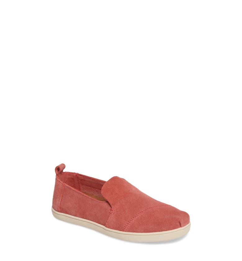 Deconstructed Alpargata Slip-On, Main, color, Faded Rose Suede