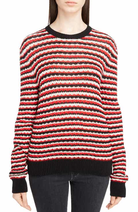 Red Designer Sweaters: Cardigans, Crewneck & Pullovers | Nordstrom