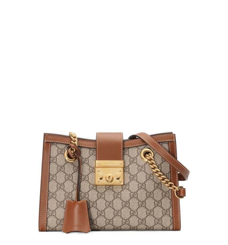 Gucci Small Padlock GG Supreme Shoulder Bag | Nordstrom