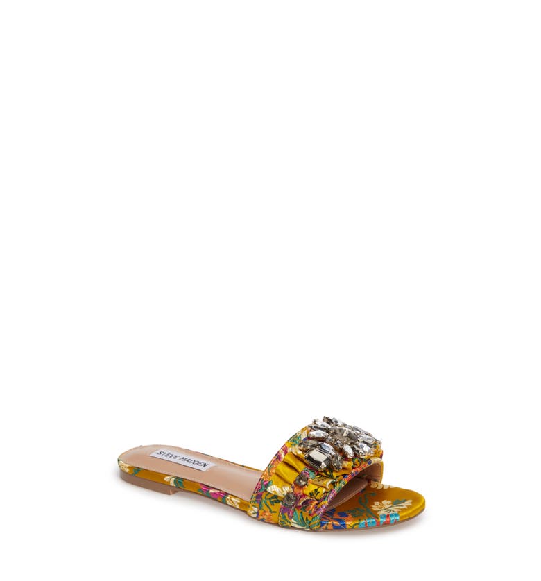 Main Image - Steve Madden Pomona Crystal Embellished Slide Sandal (Women)